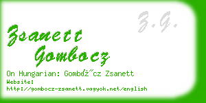 zsanett gombocz business card